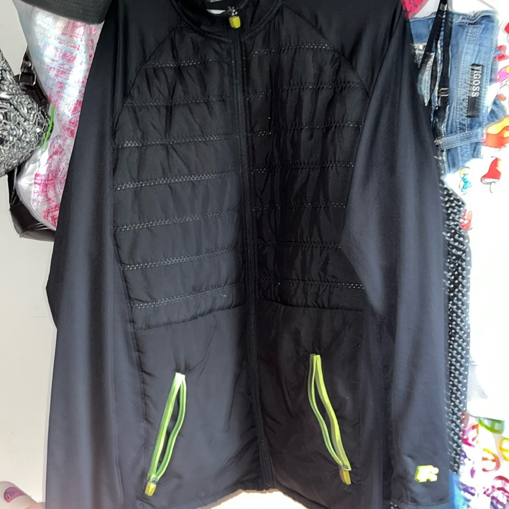 A men’s Russell dry power training, fit jacket